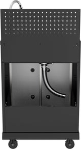 Mobiletto Modulare per Barbecue a Gas con Lavello e Rubinetto su Ruote