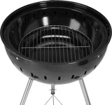 Barbecue a Carbone Lund in Acciaio con Coperchio e Regolazione Aria Griglia 54 cm