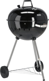 Barbecue a Carbone Lund in Acciaio con Coperchio e Regolazione Aria Griglia 54 cm