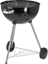 Barbecue a Carbone Lund in Acciaio con Coperchio e Regolazione Aria Griglia 54 cm