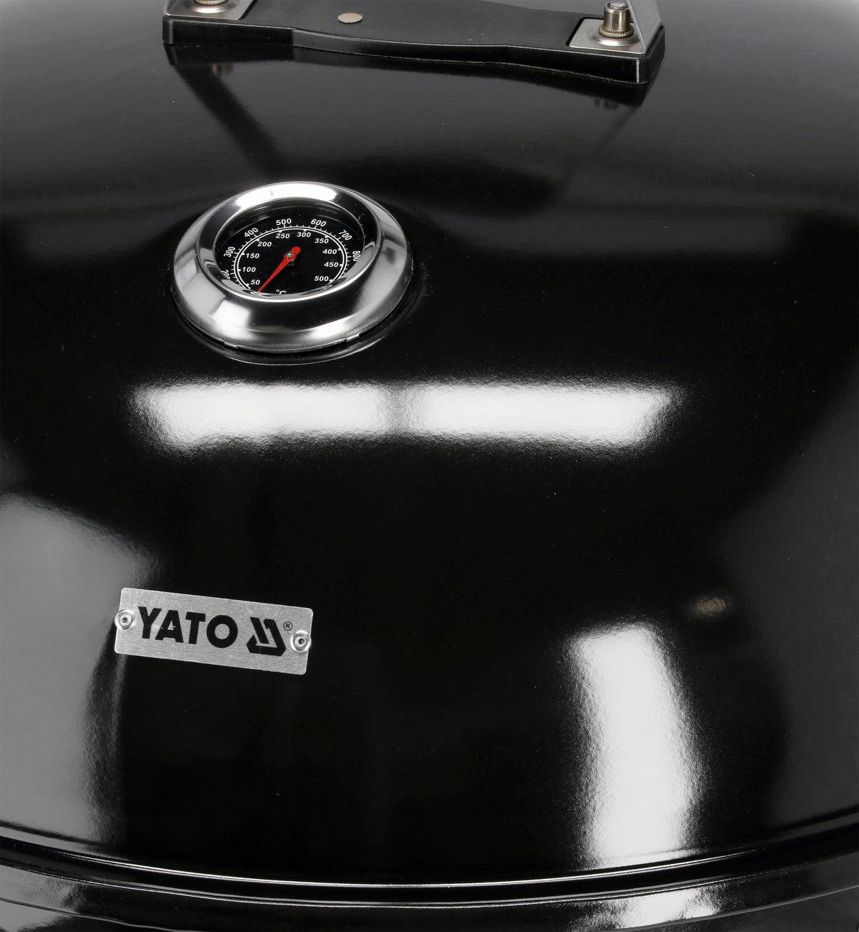 Barbecue a Carbone Lund in Acciaio con Coperchio e Regolazione Aria Griglia 54 cm