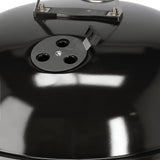 Barbecue a Carbone Lund in Acciaio con Coperchio e Regolazione Aria Griglia 54 cm