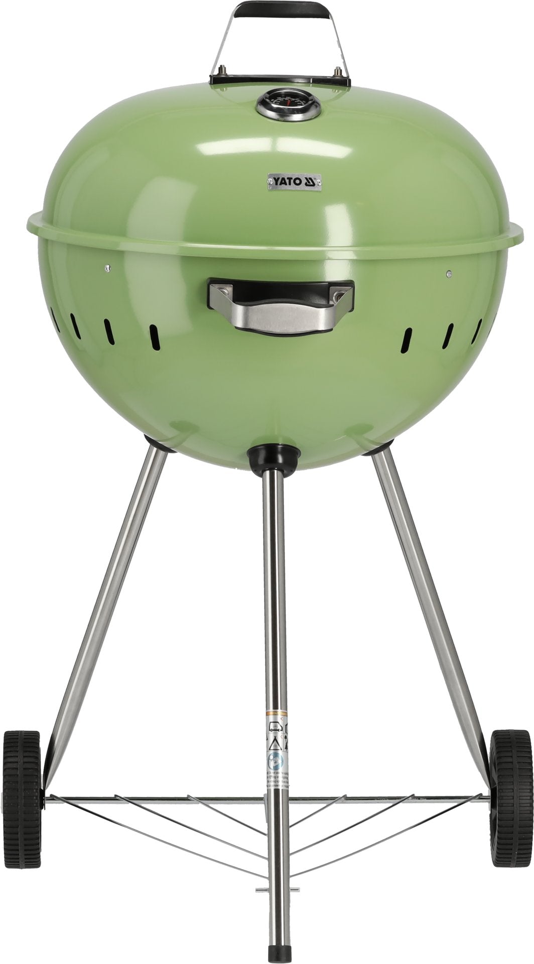 Barbecue a Carbone Lund in Acciaio con Coperchio e Regolazione Aria Griglia 54 cm