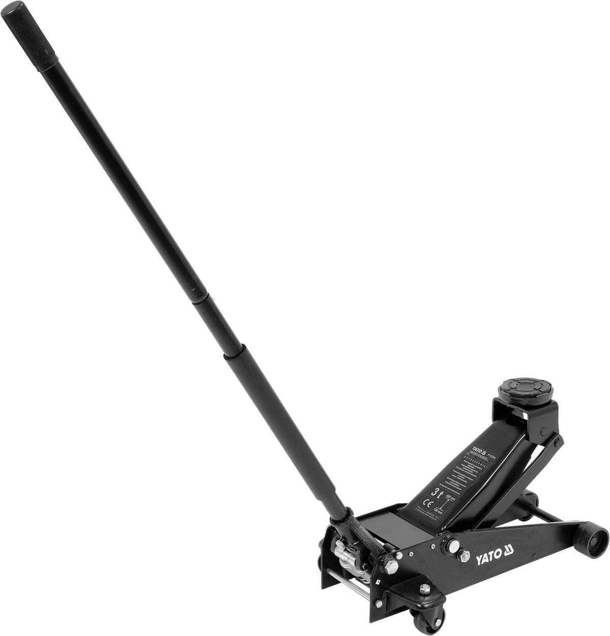 Cric a carrello Yato 3 t dettaglio pompa
