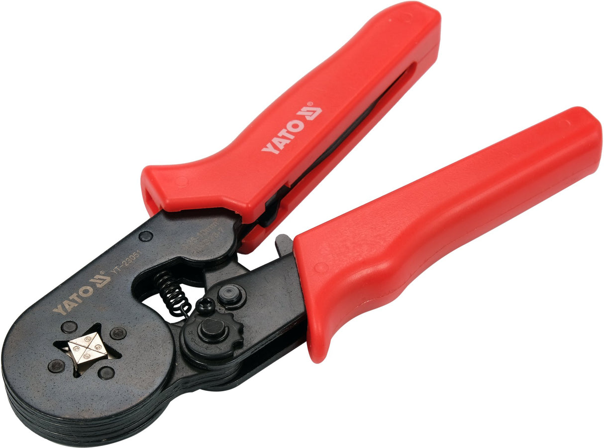 Pinza crimpatrice Yato per capicorda 0,25-10 mm² con cricchetto