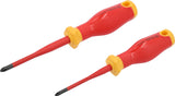 Set Cacciaviti Isolati VDE 1000V 7 Pezzi per Elettricisti con Tester