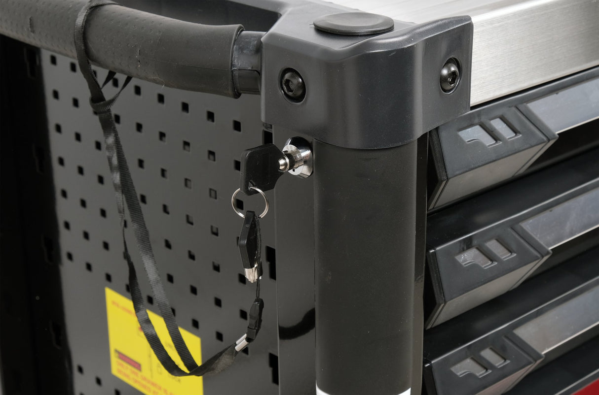 Carrello Yato Portautensili Officina 7 Cassetti con Ruote e Serratura Centrale