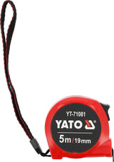 Metro a Nastro Acciaio 5m Larghezza 19mm Classe II Blocco Nastro ABS
