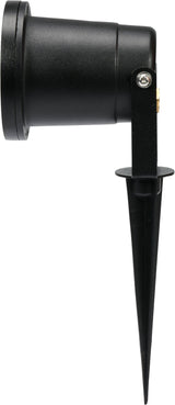 Lampada da Giardino a Punta IP54 – 1xGU10, Orientabile, Alluminio Nero YATO