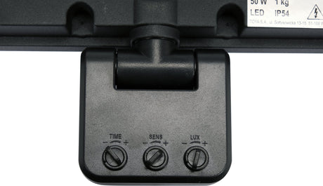 Faretto LED SMD 50W IP54 con Sensore PIR – 4750 Lumen, Luce Fredda 6500K, Alluminio Nero YATO