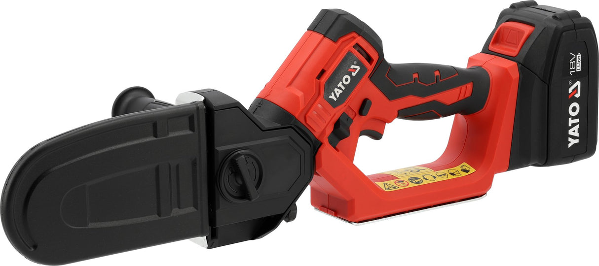 Mini Motosega a Batteria Da Carpenteria Yato 18V Brushless Barra 15Cm