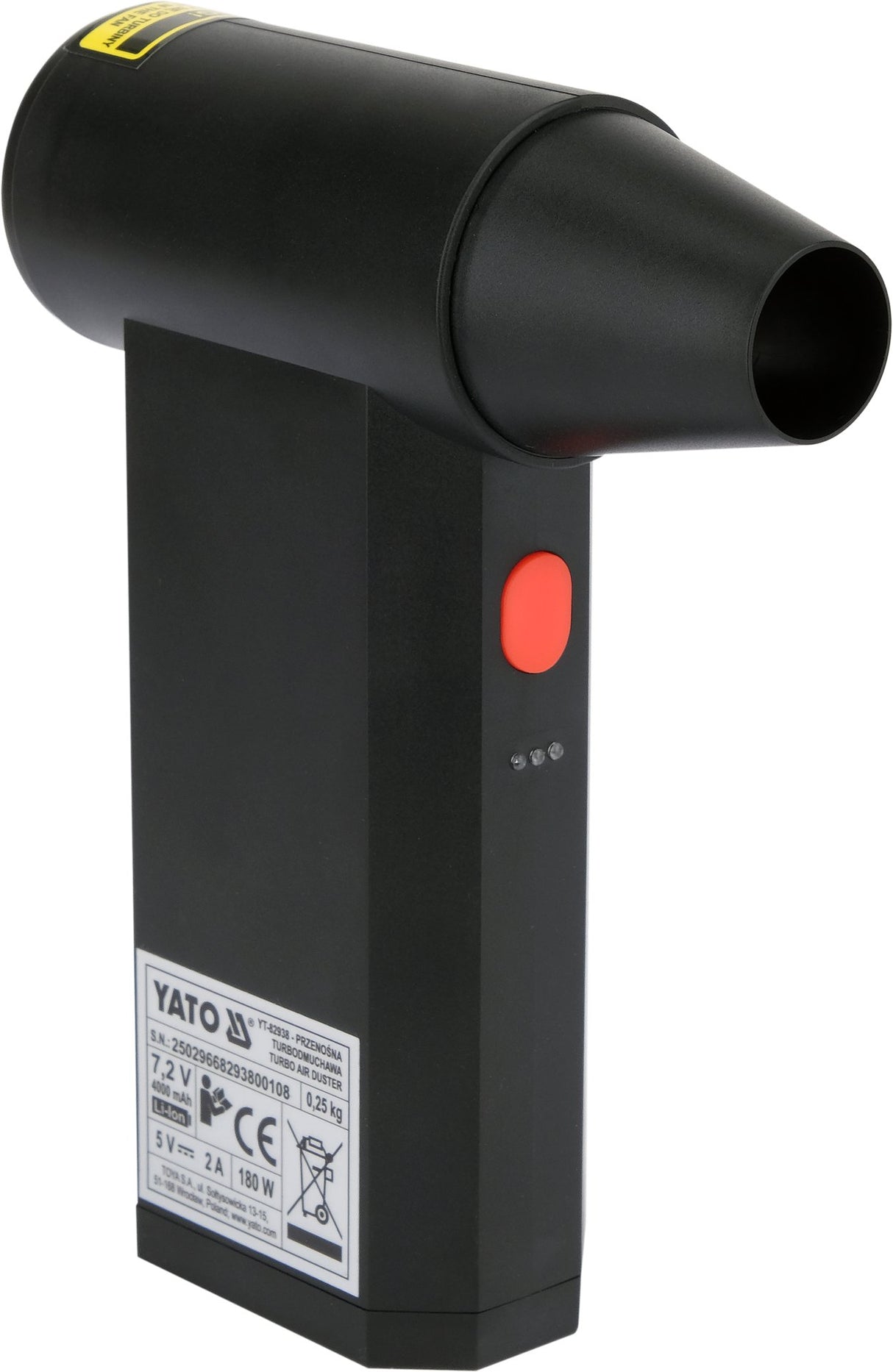 Mini Turbosoffiatore Wireless 180W 135.000 Giri USB-C