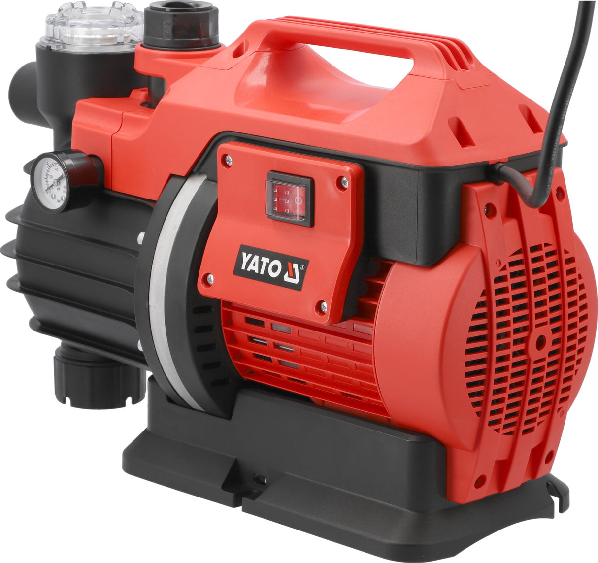 Pompa da Giardino Yato 1300W 5000 l/h 5,3 Bar con Manometro