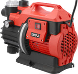 Pompa da Giardino Yato 1300W 5000 l/h 5,3 Bar con Manometro