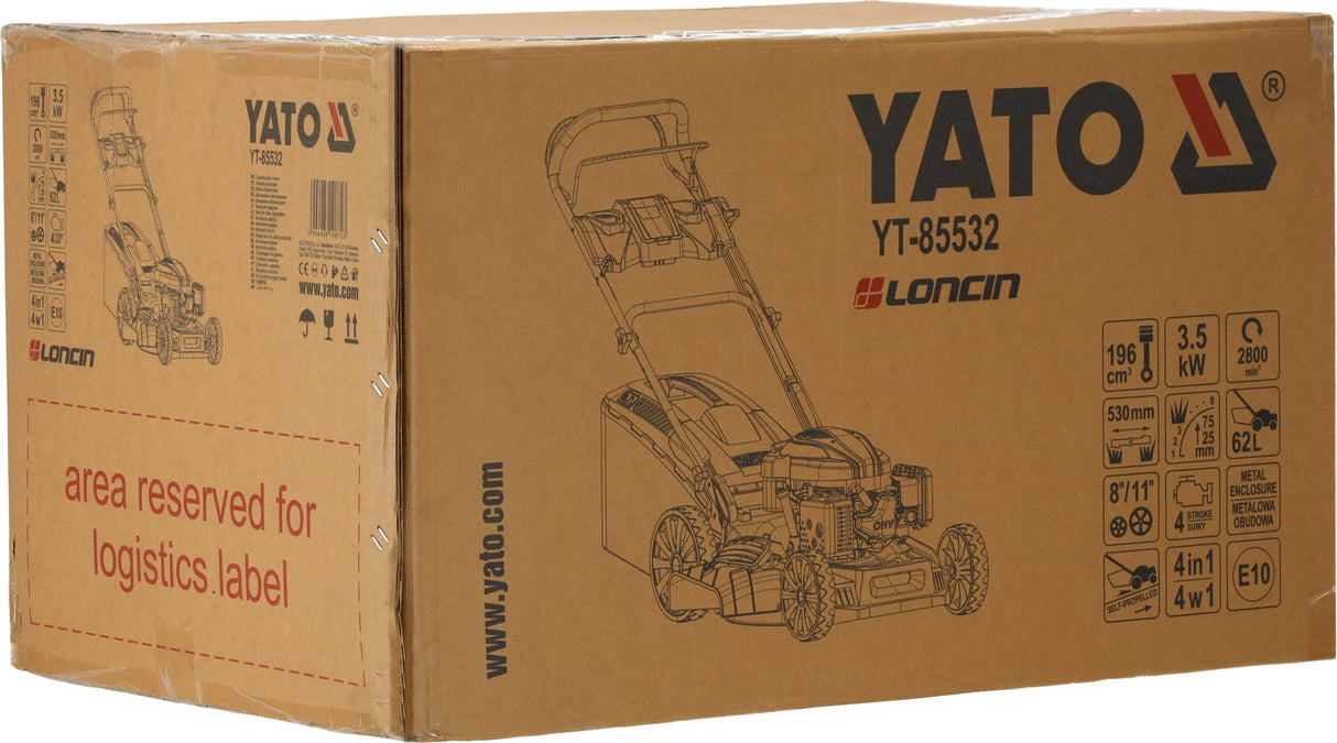 Tosaerba Semovente a Benzina 53 cm – Motore Loncin 196 cm³