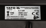 Biotrituratore a Scoppio Yato 196cc 5,5CV Per Rami Fino a 50mm