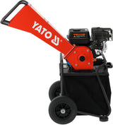 Biotrituratore a Scoppio Yato 196cc 5,5CV Per Rami Fino a 50mm