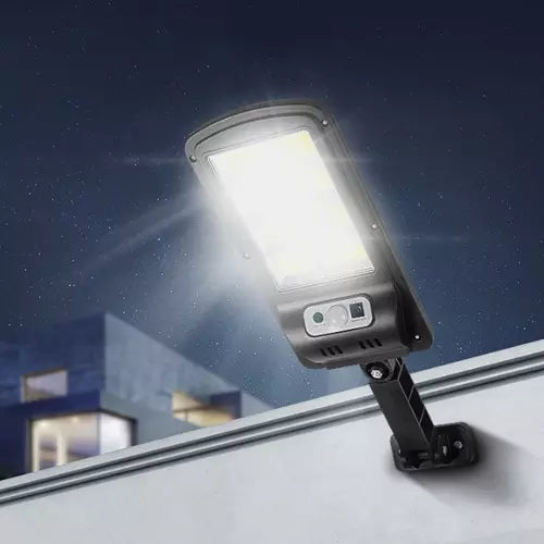 Lampada solare a 120 LED con pannello esterno Izoxis