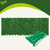 Siepe artificiale da balcone e giardino 3×1 m – 6 pannelli in PP anti-UV