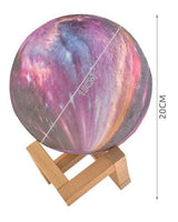 Lampada da comodino luna 15 cm, 16 colori