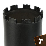 Carotiera diamantata professionale Ø 112 mm × 460 mm – filetto 1.1/4 UNC, 9 segmenti