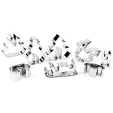 Set di Tagliabiscotti Natalizi 3D – 8 Formine in Acciaio Inossidabile per Biscotti