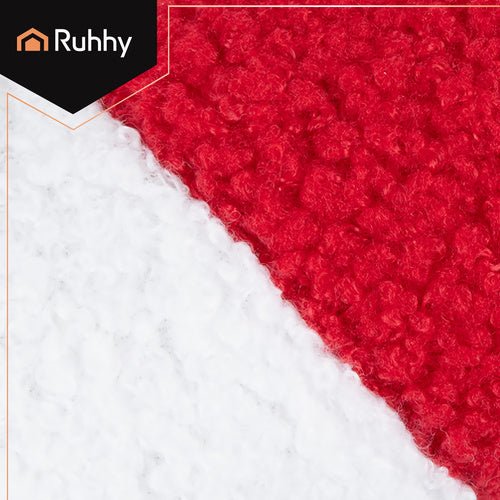 Decorazione Natalizia Ruhha – Cuscino “Candy Cane” Rosso e Bianco