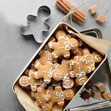 Stampi in Metallo Natalizi  Set 7 Pezzi in Acciaio Inossidabile per Biscotti e Decorazioni Natalizie