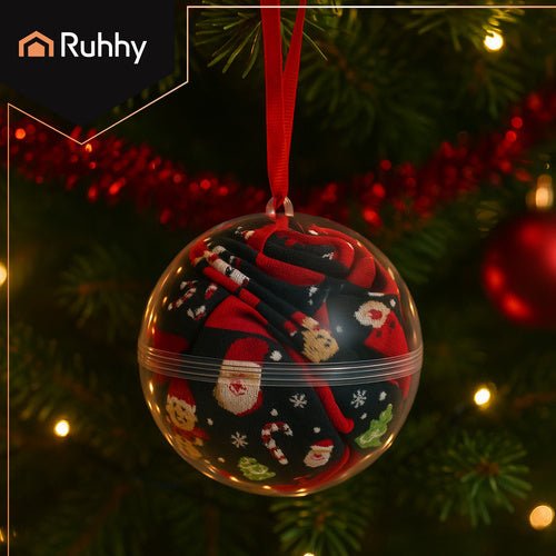 Calzini di Natale Ruhhy – Set da 3 Paia Unisex, Taglia 38–43