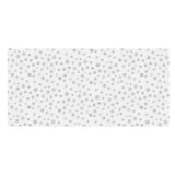 Tovaglia natalizia bianca e argento con fiocchi di neve 260x140cm e 180x140cm