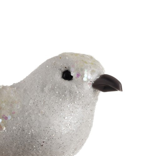 Set 2 uccelli decorativi Ruhhy con piume e clip