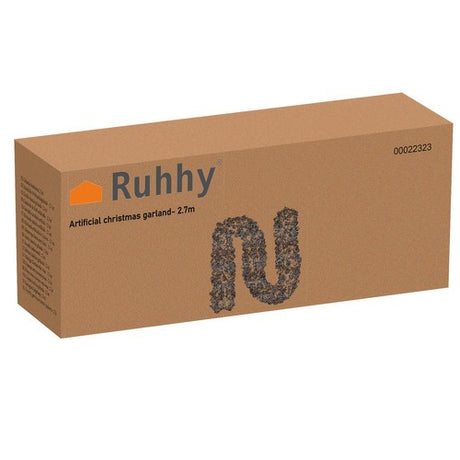 Ghirlanda Natalizia Ruhhy 2,7 m Decorazione Albero di Natale