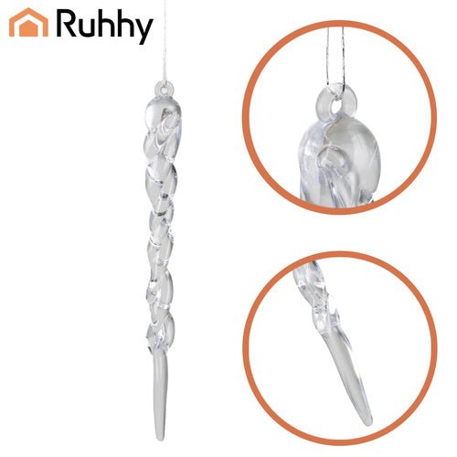 Set da 12 Ghiaccioli per Albero di Natale Ruhhy