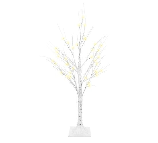 Albero di betulla 180 cm di natale decorativo – illuminato con Lampade LED 31V