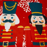 Federa Natalizia Decorativa 45 × 45 cm – Motivo Schiaccianoci