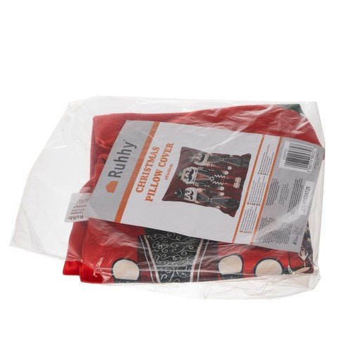 Federa Natalizia Decorativa 45 × 45 cm – Motivo Schiaccianoci