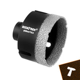 Set 7 carotiere diamantate 6-68 mm + fresa conica 2-50 mm – doppio strato diamanti, valigetta