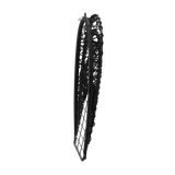 Poltrona Sospesa Pieghevole Eris Garden Line Nera Cuscino Nero 140kg