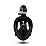 Maschera integrale per snorkeling L/XL nera