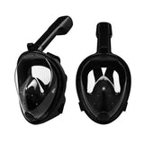 Maschera integrale per snorkeling L/XL nera