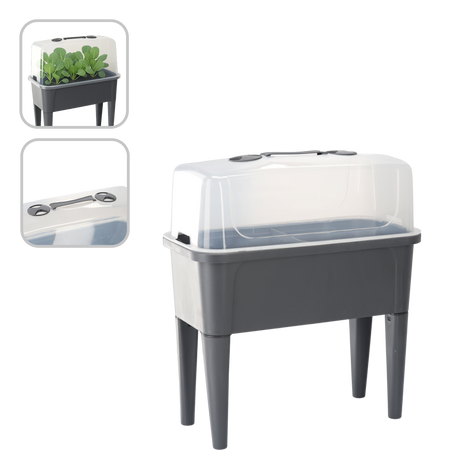 Mini Serra con Coperchio 76x38x83 cm – Mini Serra da Coltivazione