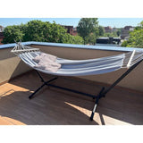 Hamac de jardin 200x150cm Gardlov avec cadre