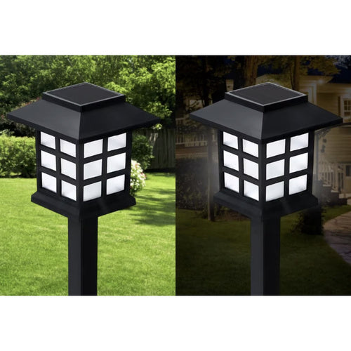 Lampade solari da giardino Gardlov 6 pezzi con picchetto luce LED