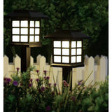 Lampade solari da giardino Gardlov 6 pezzi con picchetto luce LED