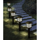 Lampade solari da giardino Gardlov 6 pezzi con picchetto luce LED