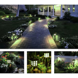 Lampade solari da giardino Gardlov 6 pezzi con picchetto luce LED