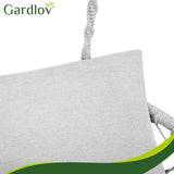 Altalena Doppia da Giardino con Cuscino Grigio o Crema – Relax Outdoor Comfort