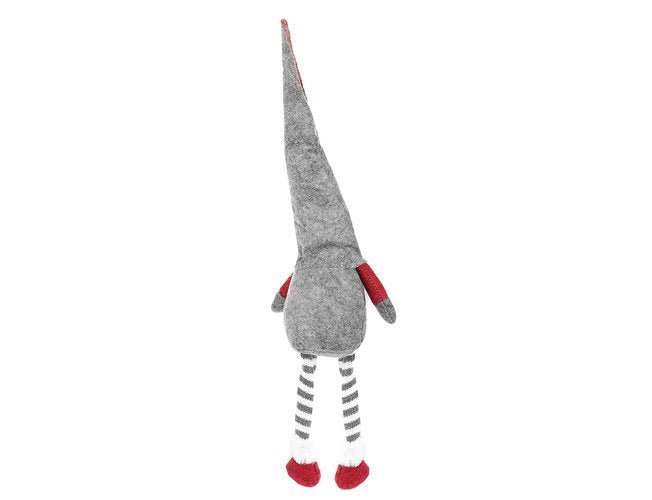 Gnomo Seduto Rosso\Grigio Decorazione Natalizia 50 cm