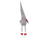 Gnomo Seduto Rosso\Grigio Decorazione Natalizia 50 cm