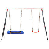 Altalena da Giardino Doppia Garden Line Nido di Cicogna 290cm 2 Bambini